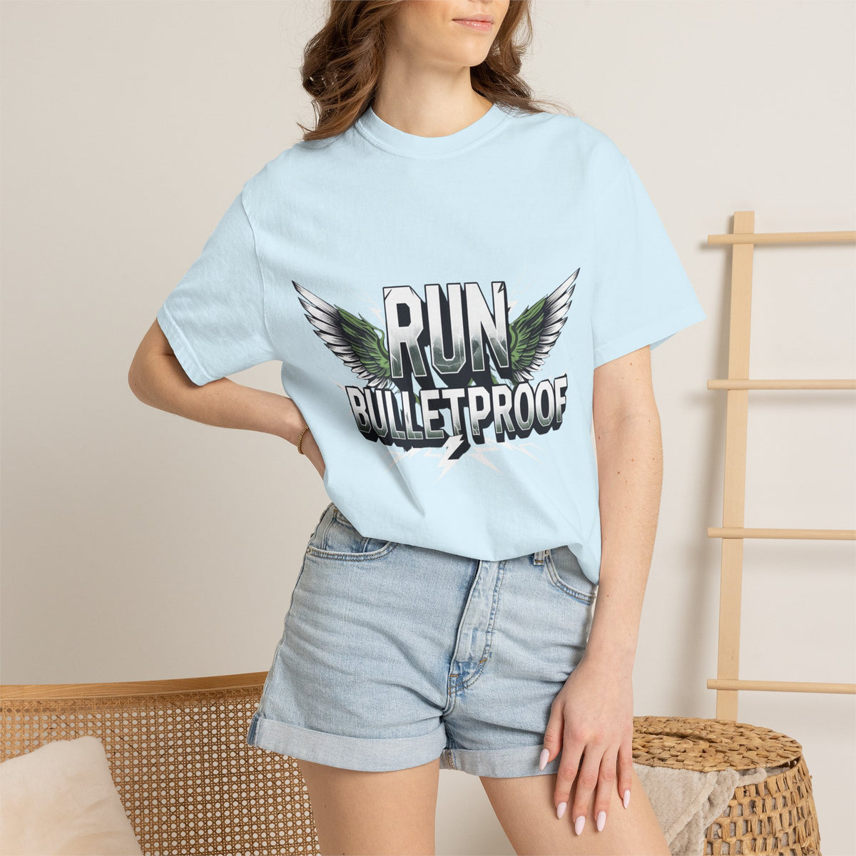 Run Bulletproof T-Shirt — BTS Graphic Fitness Tee