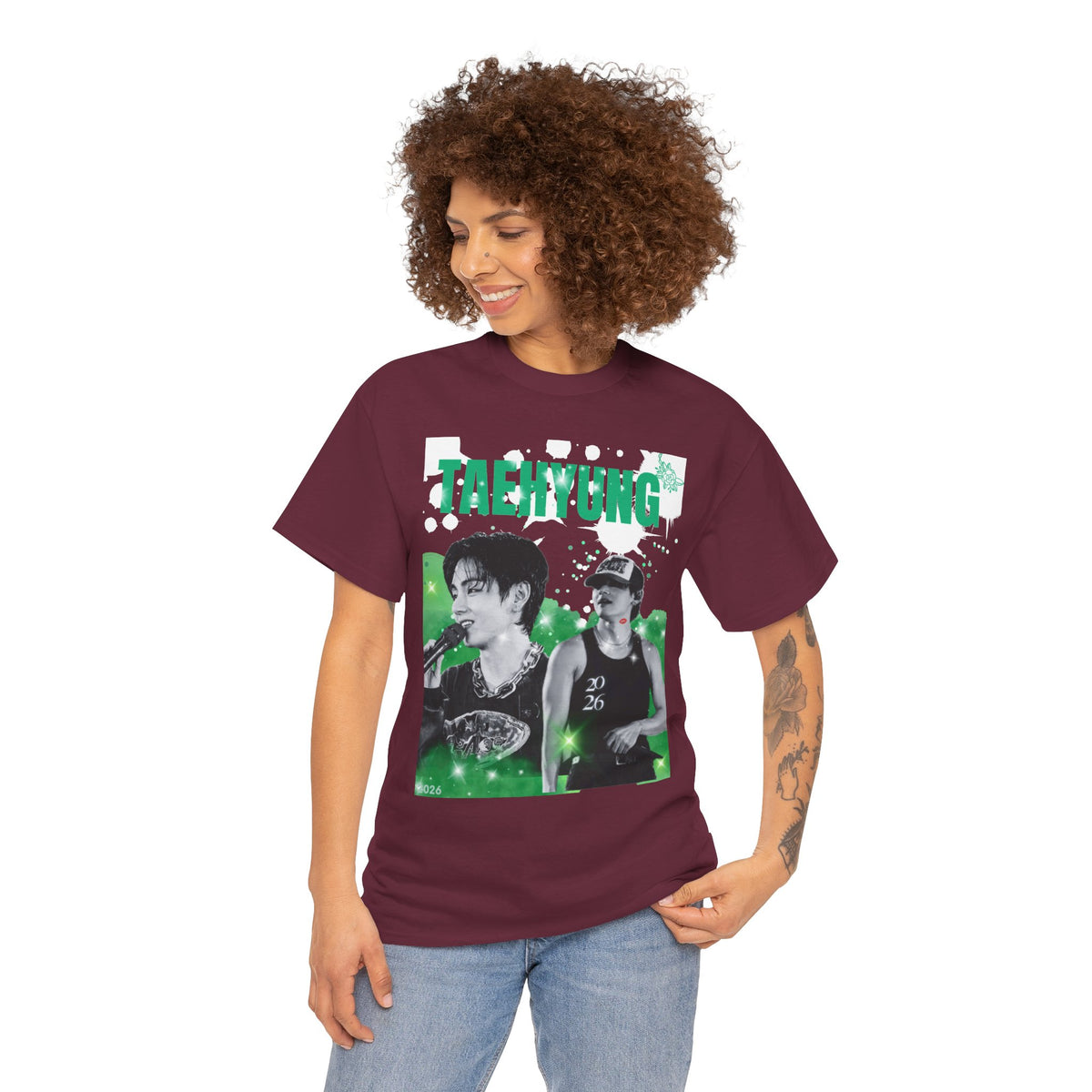 Taehyung 95 Graphic Tee — K‑Pop Vibe Fan Shirt