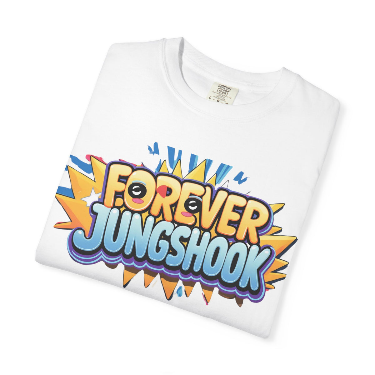 Forever Jungshook T-Shirt — Colorful Fan Graphic Tee