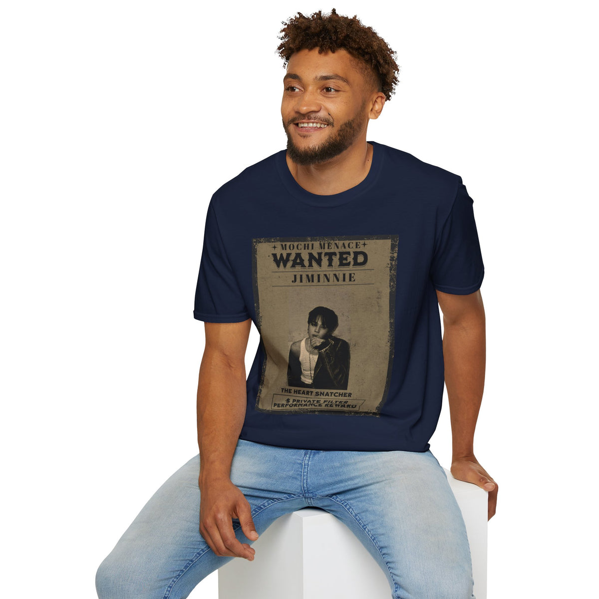 Wanted 'Jimmie' Graphic T‑Shirt — Mochi Menace Vintage Poster Tee