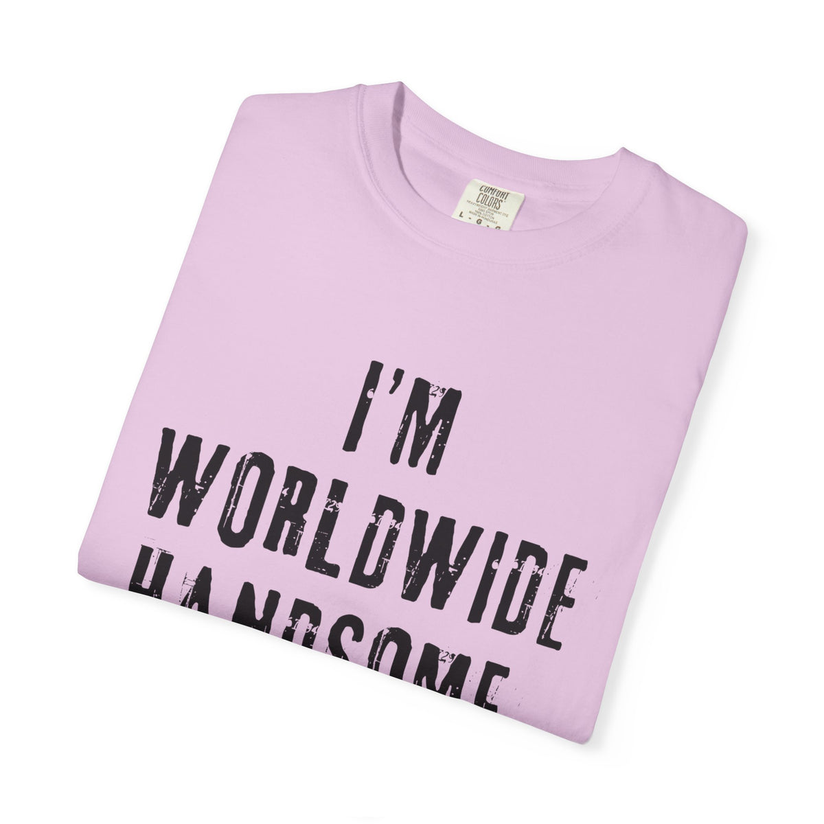 Worldwide Handsome T-Shirt — "I'm Worldwide Handsome, You Know?" Funny Graphic Tee