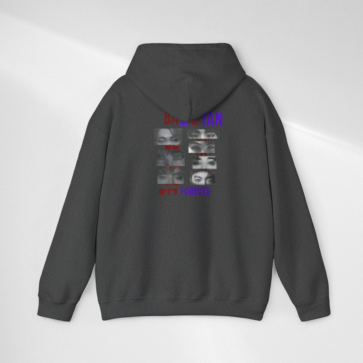 Bangtan Photocollage Hoodie — BTS Eyes Forever Fan Sweatshirt