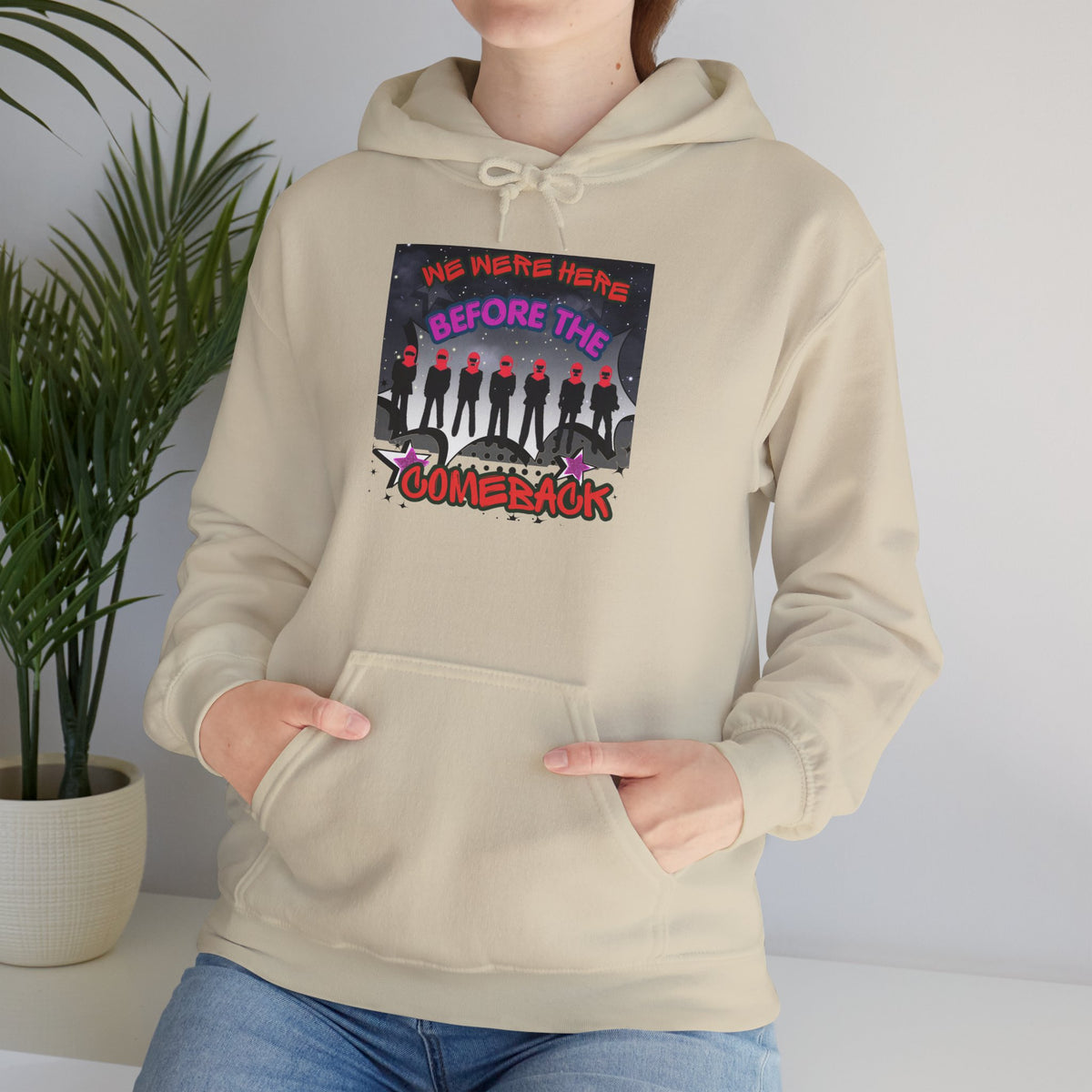 Hoodie — BTS  The Comeback" Retro Space Silhouette Hoodie