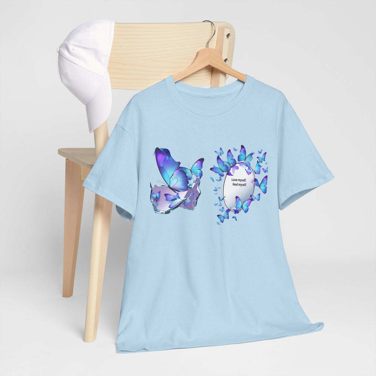 Butterfly Graphic Tee — BTS  Butterflies 'Beautiful' Design