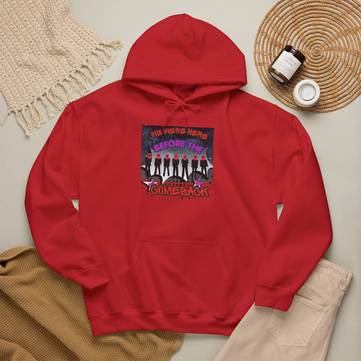 Hoodie — BTS  The Comeback" Retro Space Silhouette Hoodie