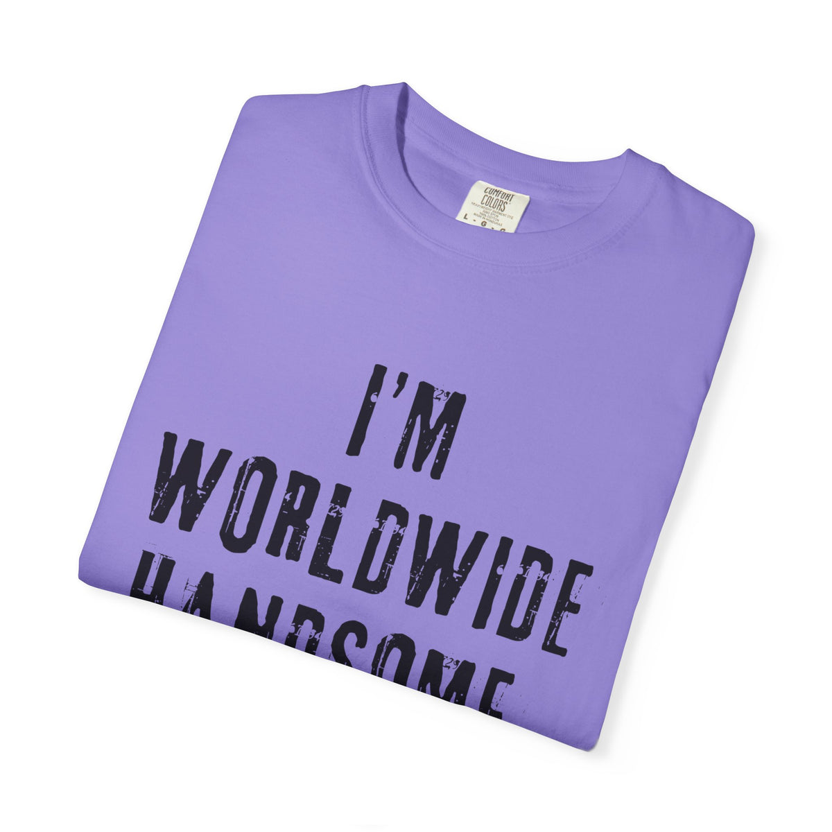 Worldwide Handsome T-Shirt — "I'm Worldwide Handsome, You Know?" Funny Graphic Tee