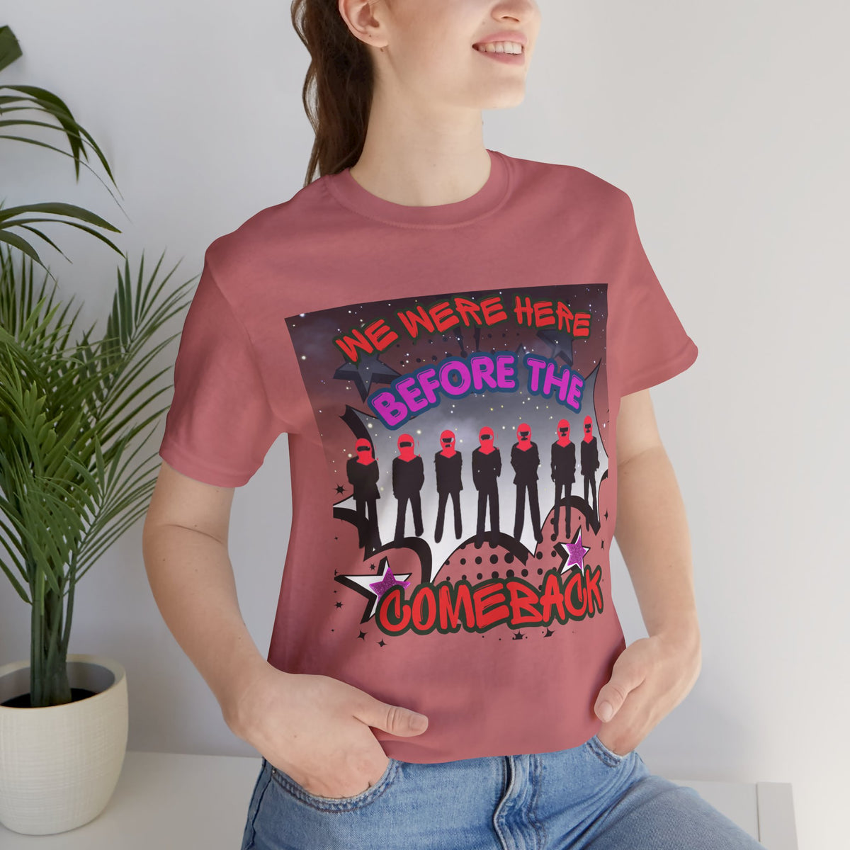 BTS The Comeback T-Shirt – Retro Silhouette Music Tee