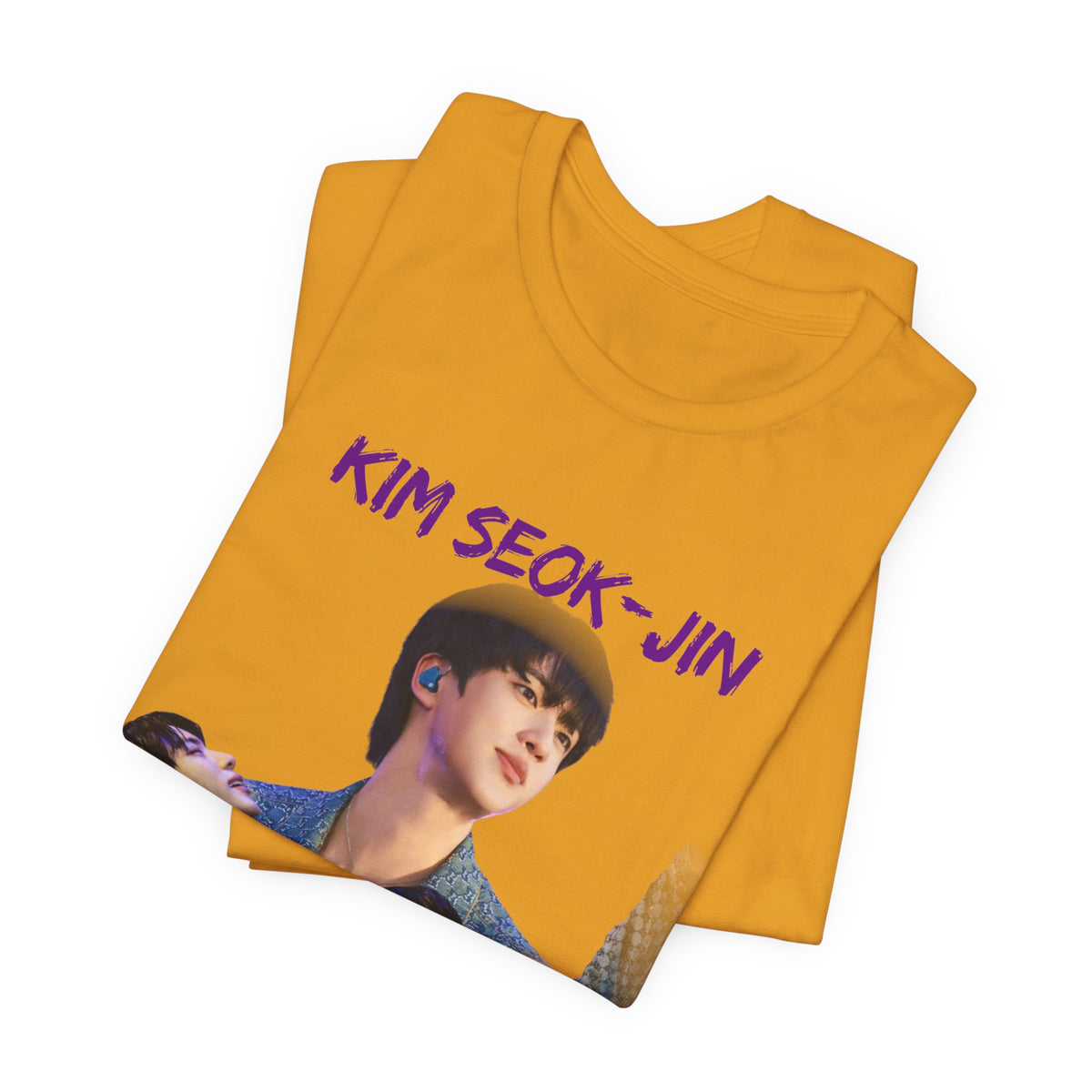 Jin (Kim Seok-jin) Fan Tee — K‑Pop BTS Portrait Graphic T‑Shirt