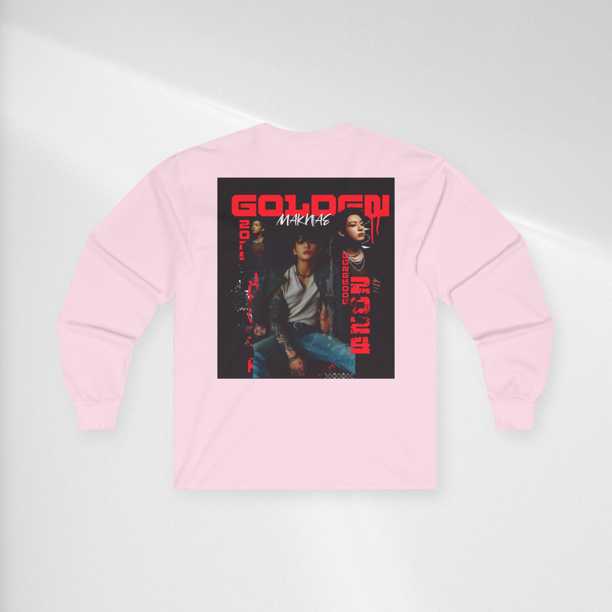 JK Golden Era Long Sleeve Tee — Retro Duo Portrait Graphic