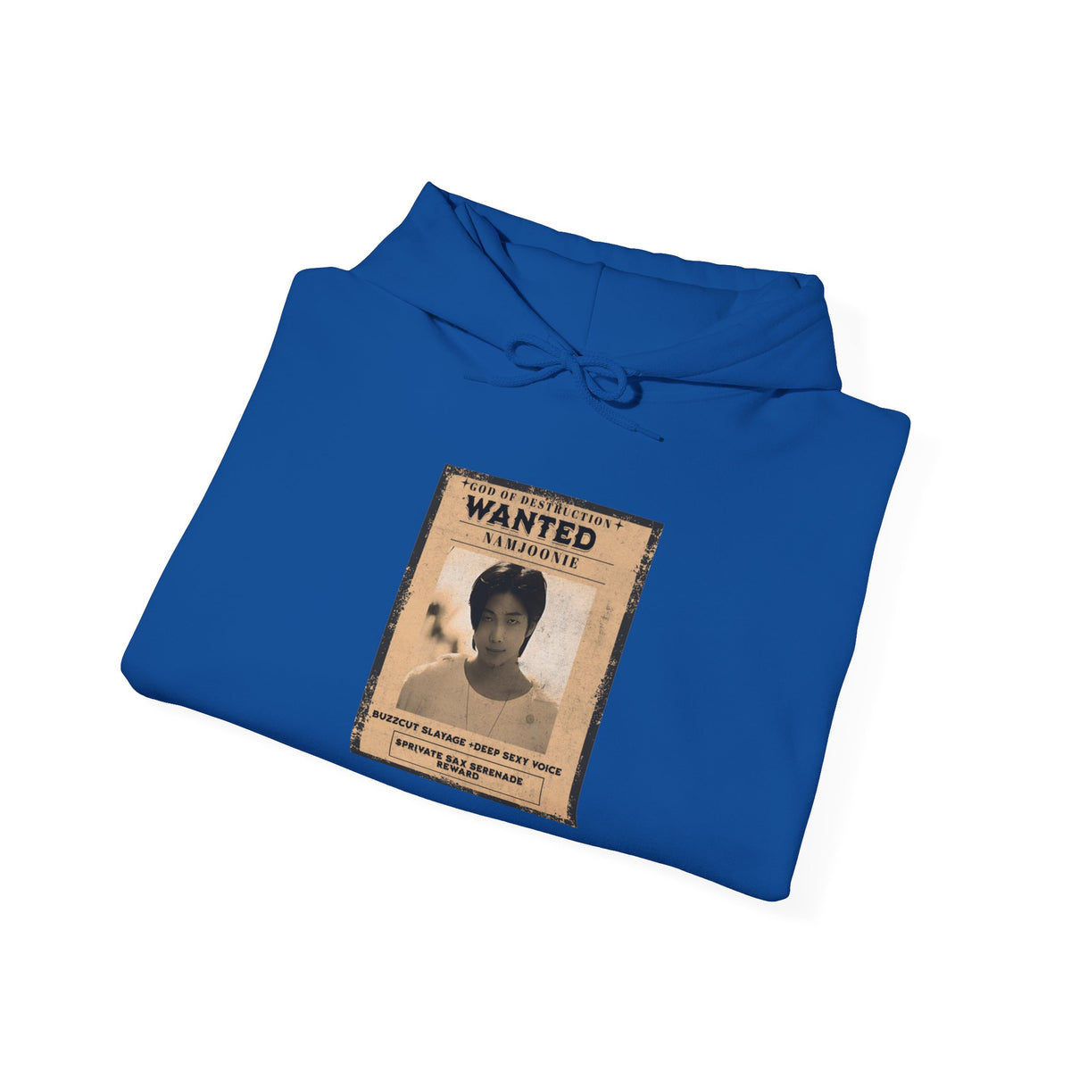 Wanted Namjoon Poster Hoodie — Vintage Photograph Graphic Sweatshirt