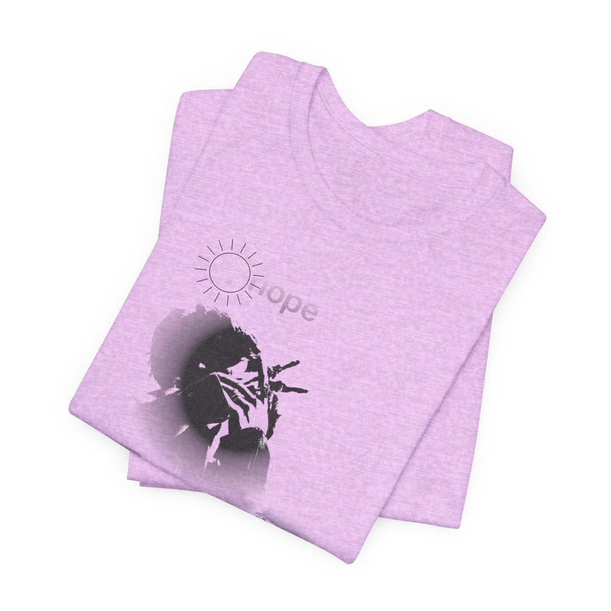 J HOPE T-Shirt — Grunge Black & White Band Photo Tee (Hope)