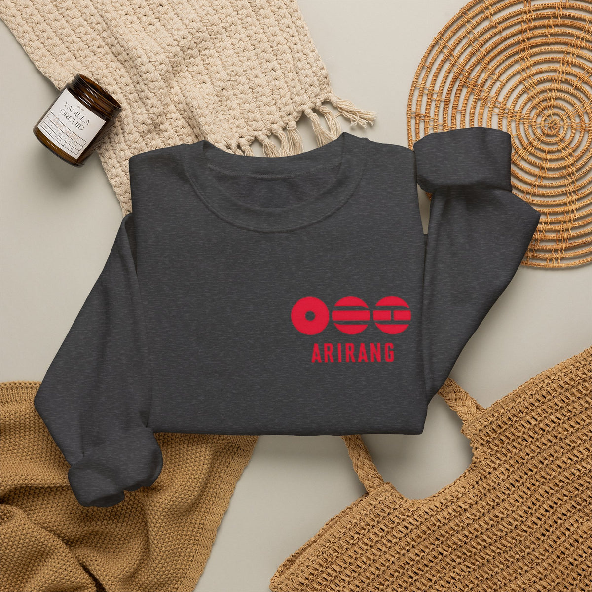 Arirang Minimalist Crewneck Sweatshirt — BTS Music