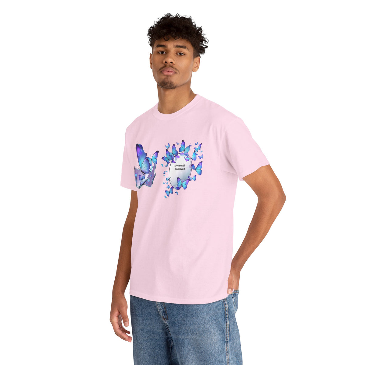 Butterfly Graphic Tee — BTS  Butterflies 'Beautiful' Design