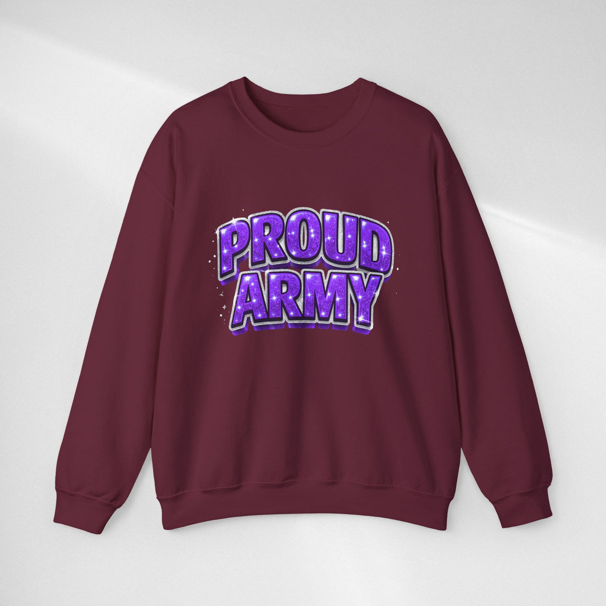 Proud Army Crewneck Sweatshirt — Support Pullover