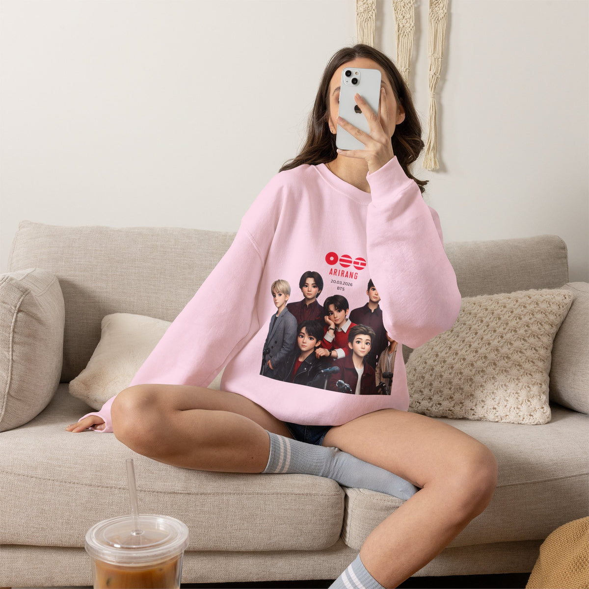 BTS GROUP Photo Crewneck Sweatshirt
