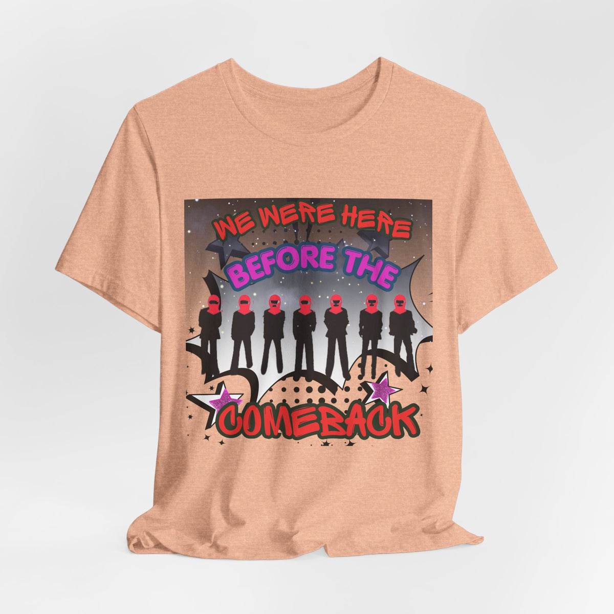 BTS The Comeback T-Shirt – Retro Silhouette Music Tee