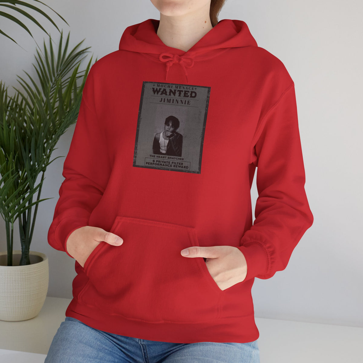 Jimmie Hoodie — "WANTED: Amnesie" Vintage Poster Graphic Hoodie