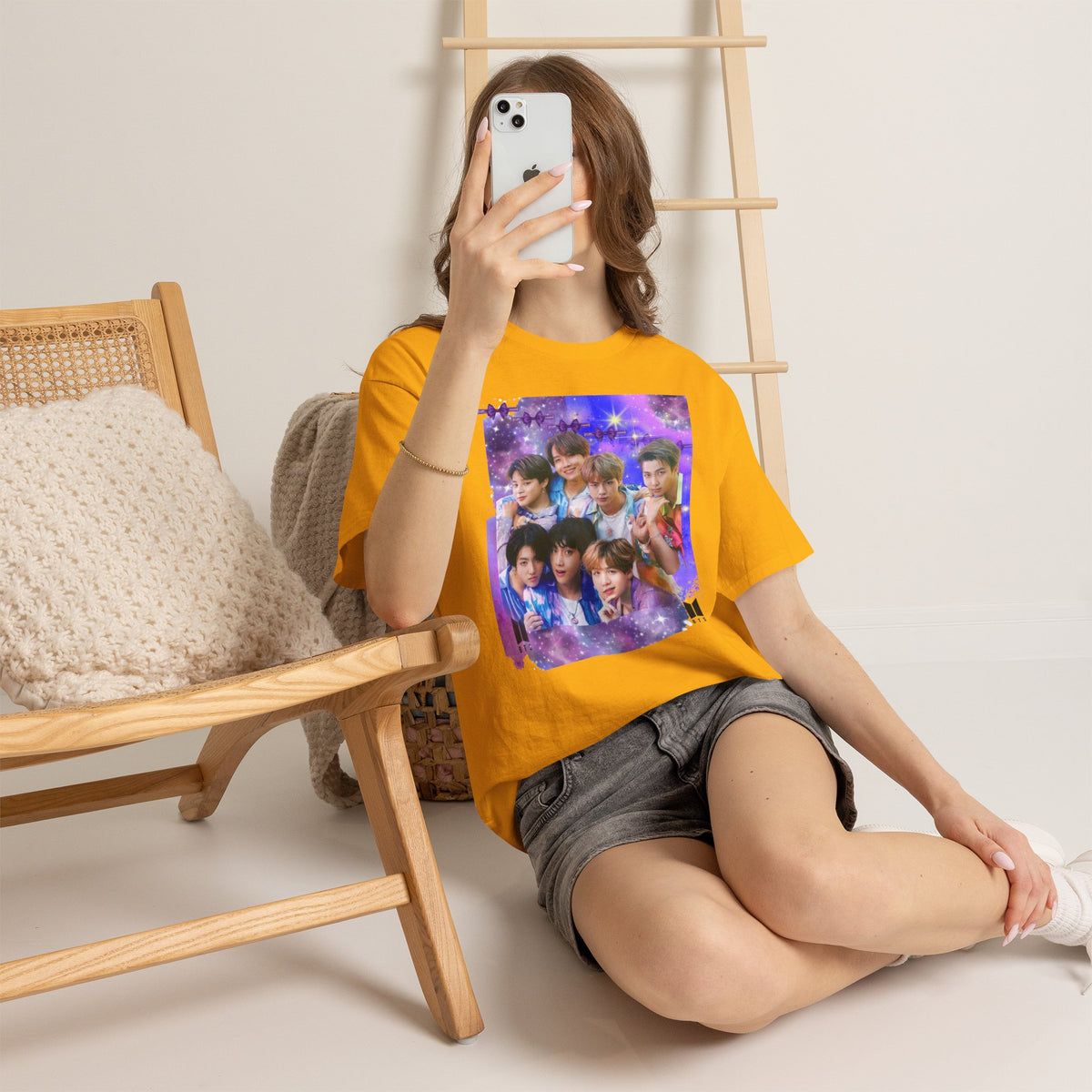 BTS Galaxy Photo Tee
