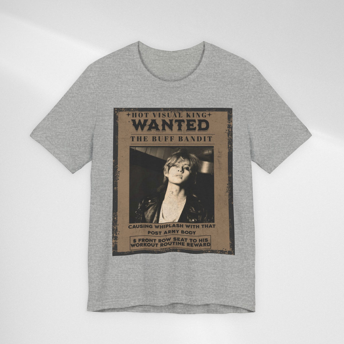 T-Shirt - 'WANTED: The Buff Bandit' Vintage Poster Tee