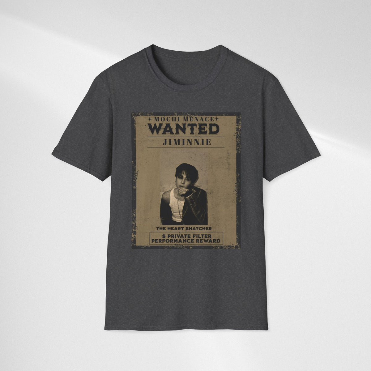 Wanted 'Jimmie' Graphic T‑Shirt — Mochi Menace Vintage Poster Tee