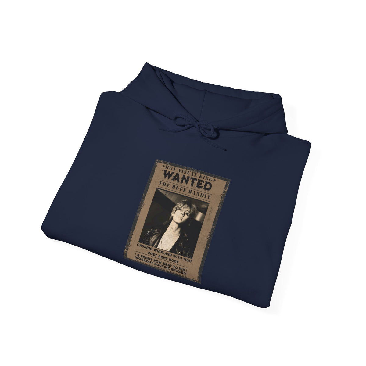 Vintage 'WANTED' Poster Hoodie — Retro V Design