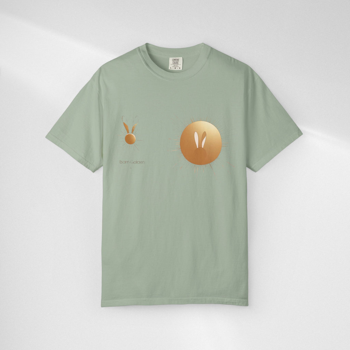 JK Gold Bunny Minimalist T-Shirt