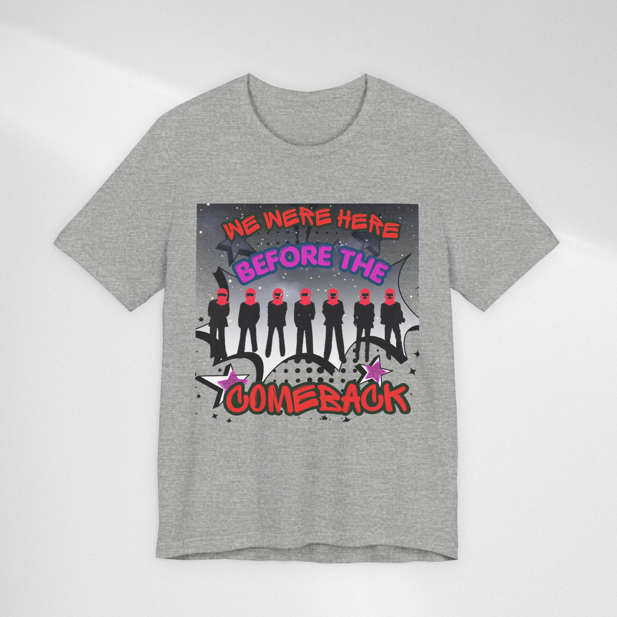 BTS The Comeback T-Shirt – Retro Silhouette Music Tee