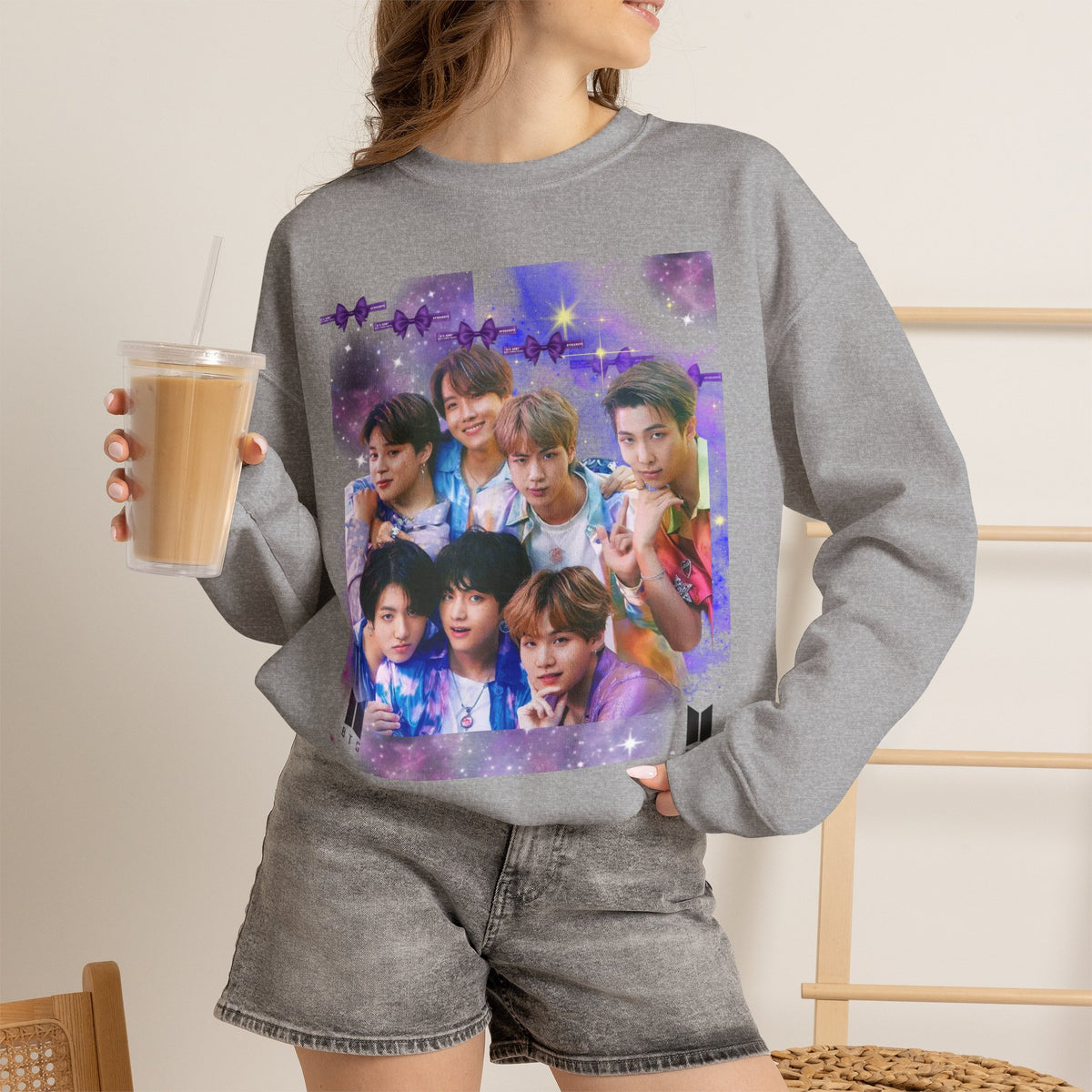 BTS Group Photo Crewneck Sweatshirt
