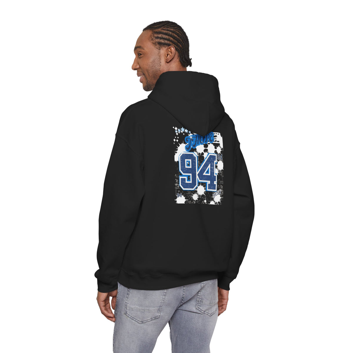J-Hope 94 Blue Graphic Hoodie