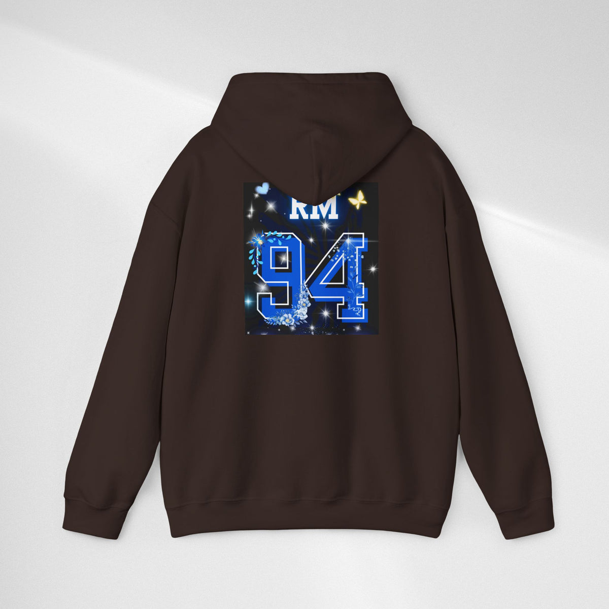 RM Photo Hoodie — Custom Back Number "94" Music Fan Pullover