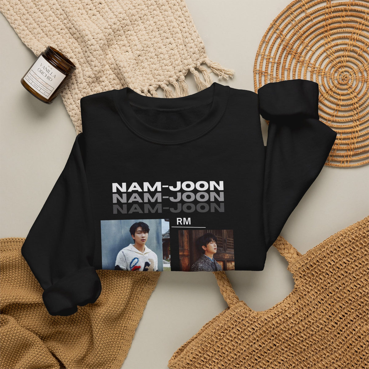 RM (Nam-joon) Photo Collage Crewneck Sweatshirt
