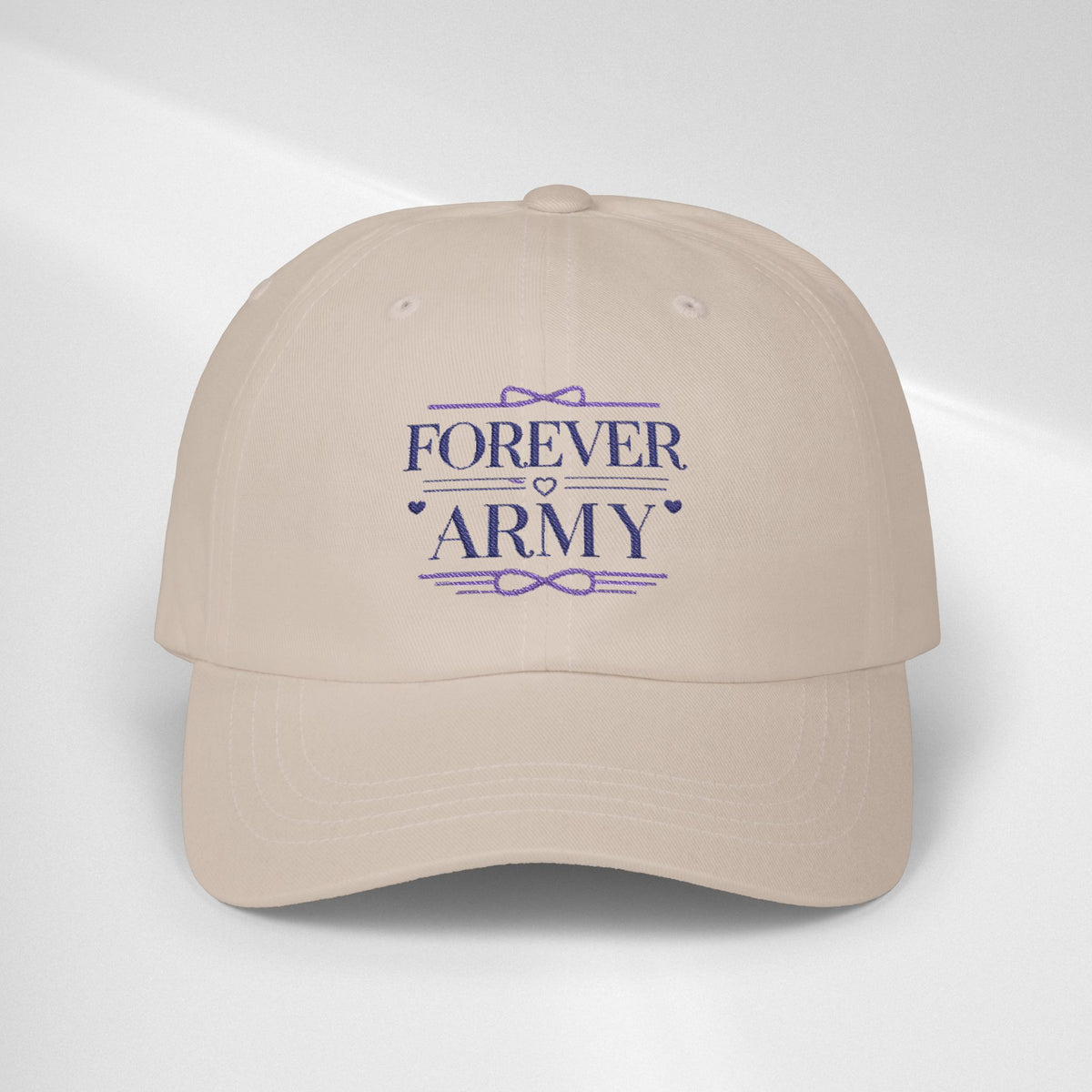 Forever Army BTS Cap –  Embroidered Baseball Hat