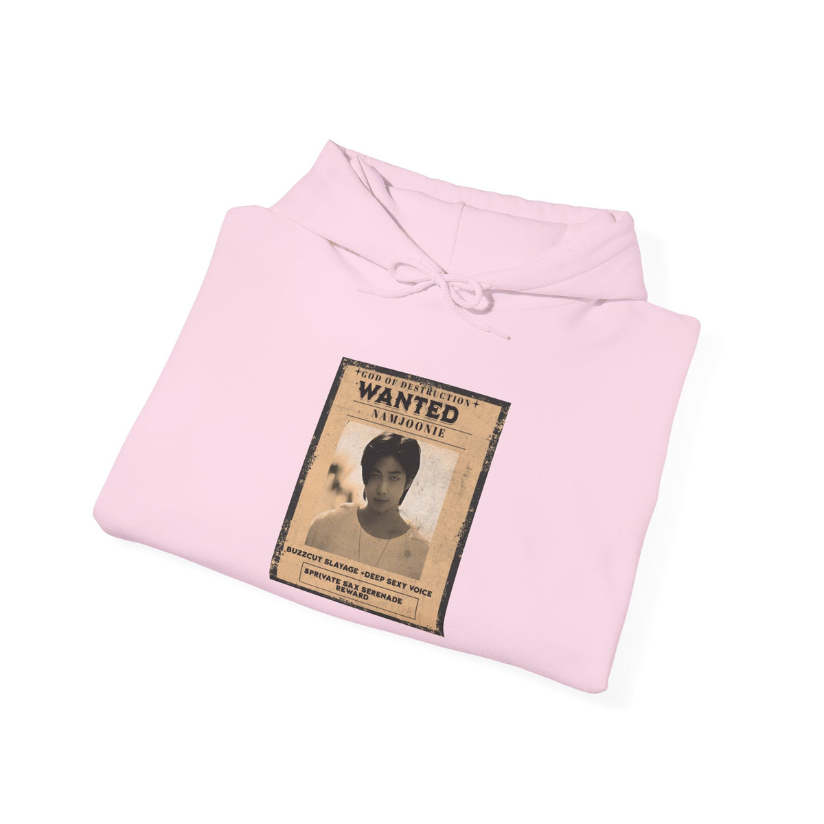Wanted Namjoon Poster Hoodie — Vintage Photograph Graphic Sweatshirt