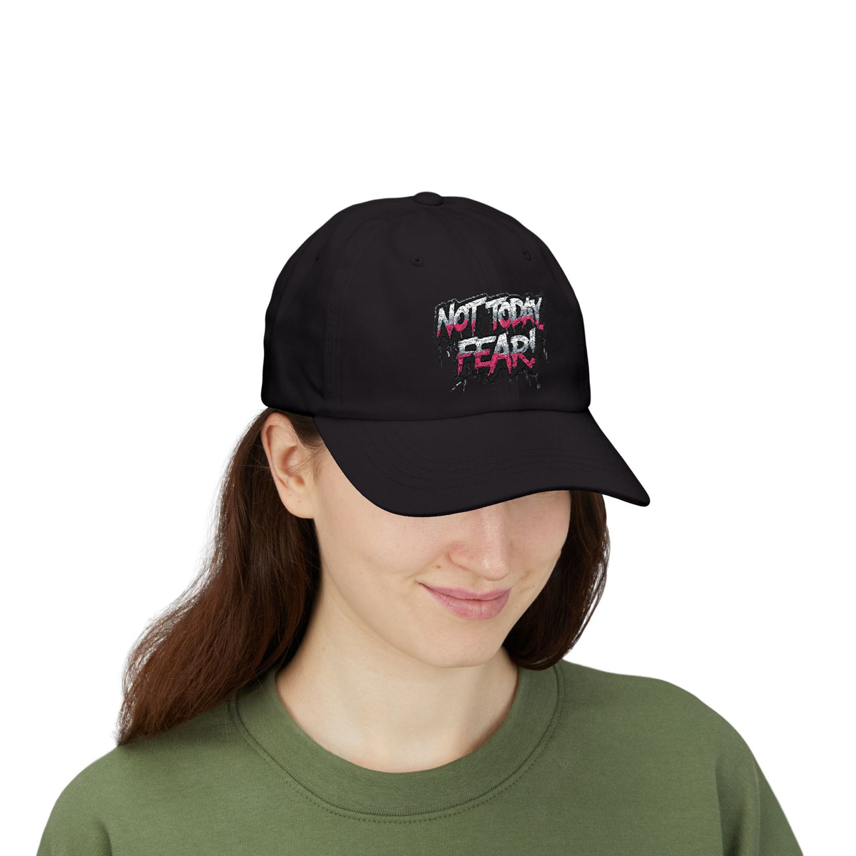 BTS Cap — "Not Today Fear" Embroidered Streetwear Hat