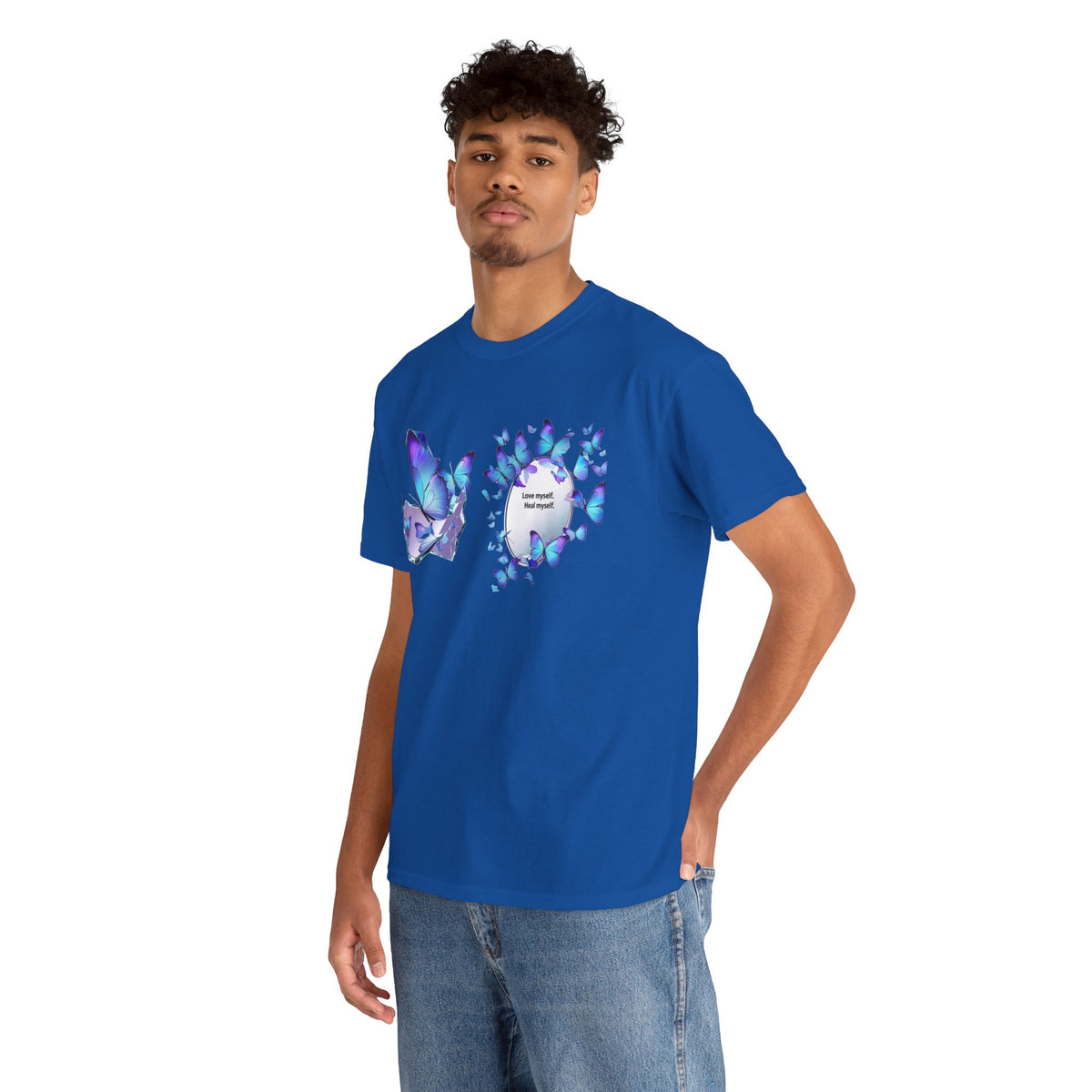 Butterfly Graphic Tee — BTS  Butterflies 'Beautiful' Design