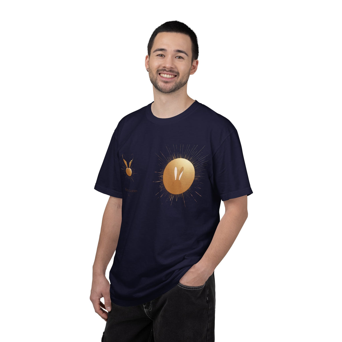 JK Gold Bunny Minimalist T-Shirt