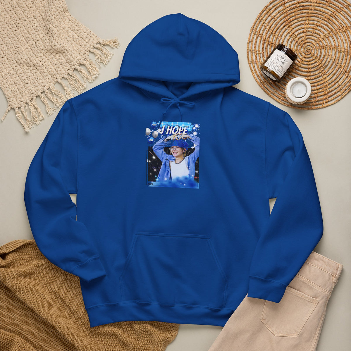 J-Hope 94 Blue Graphic Hoodie