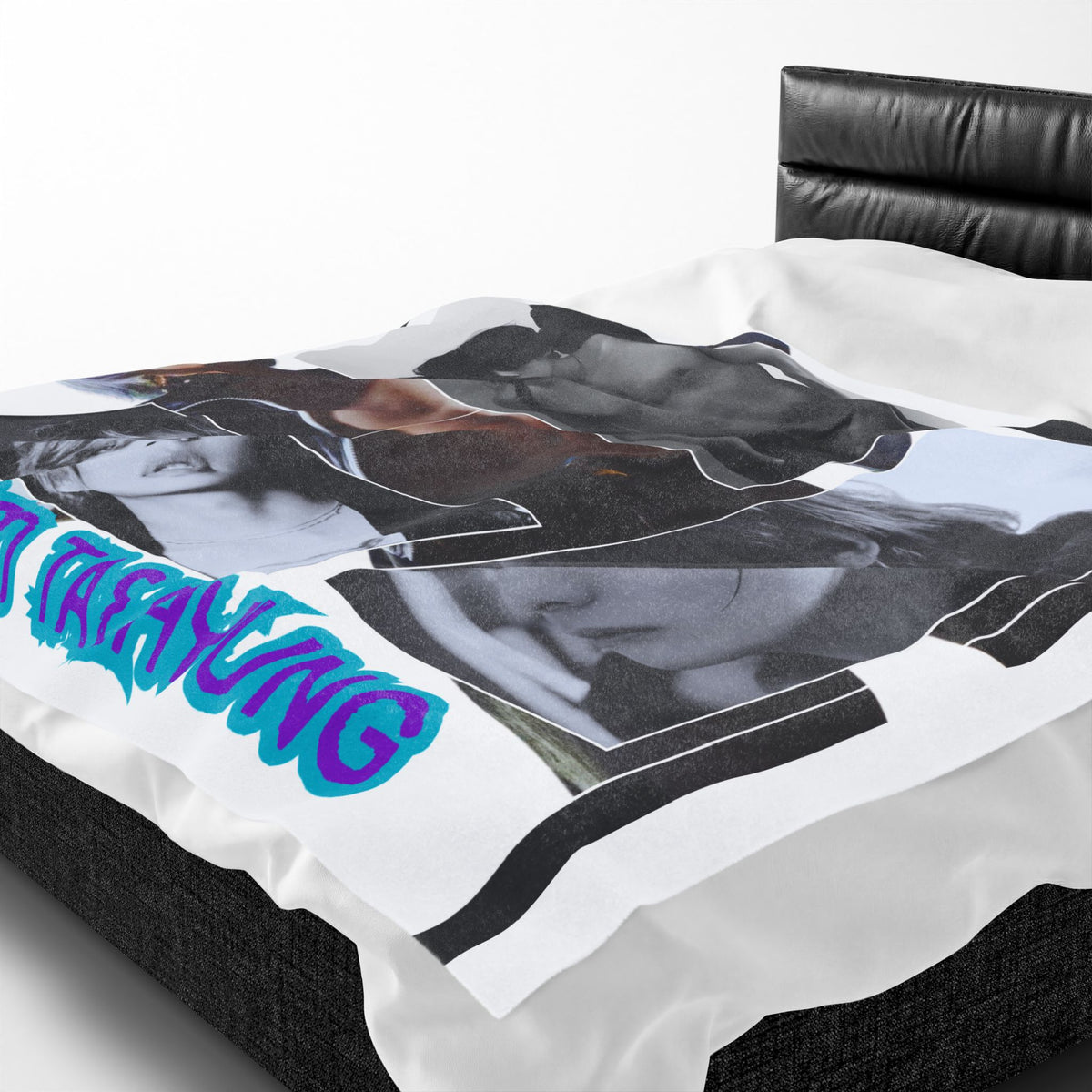 Velveteen Plush Blanket – KIM TAEHYUNG Photo Collage Soft Throw