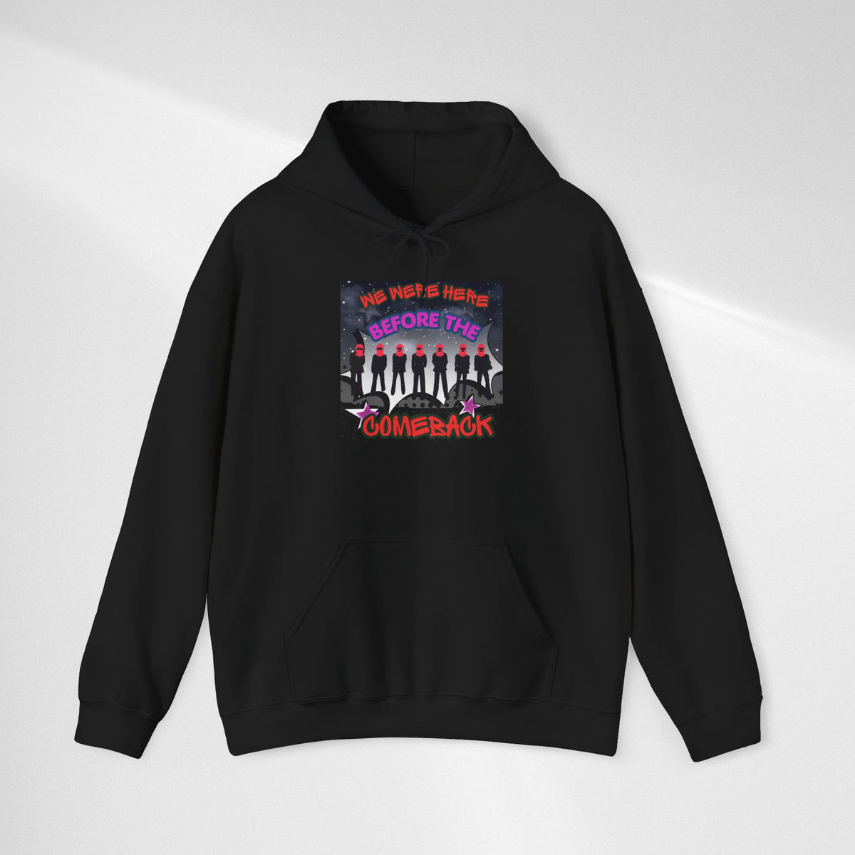 Hoodie — BTS  The Comeback" Retro Space Silhouette Hoodie