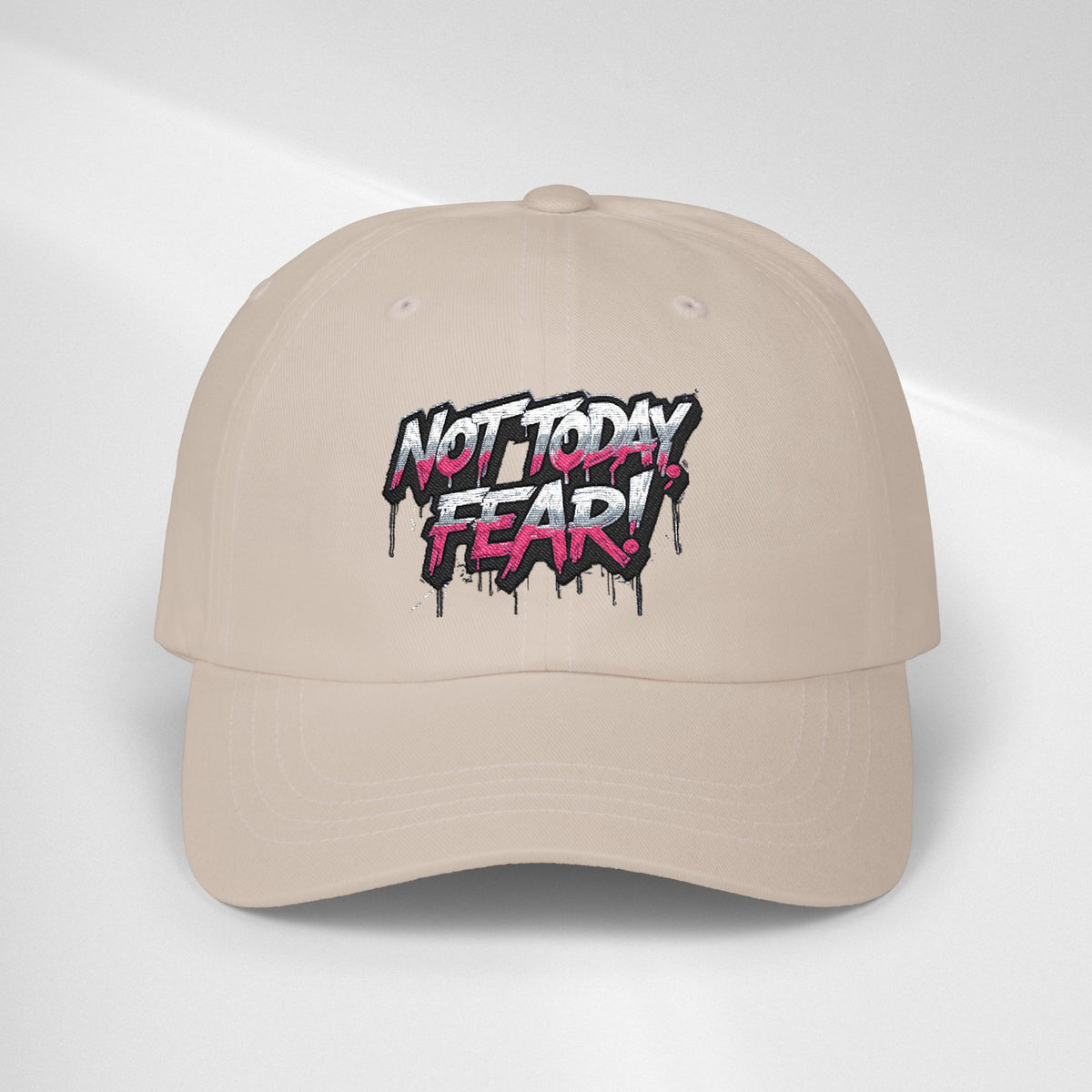 BTS Cap — "Not Today Fear" Embroidered Streetwear Hat