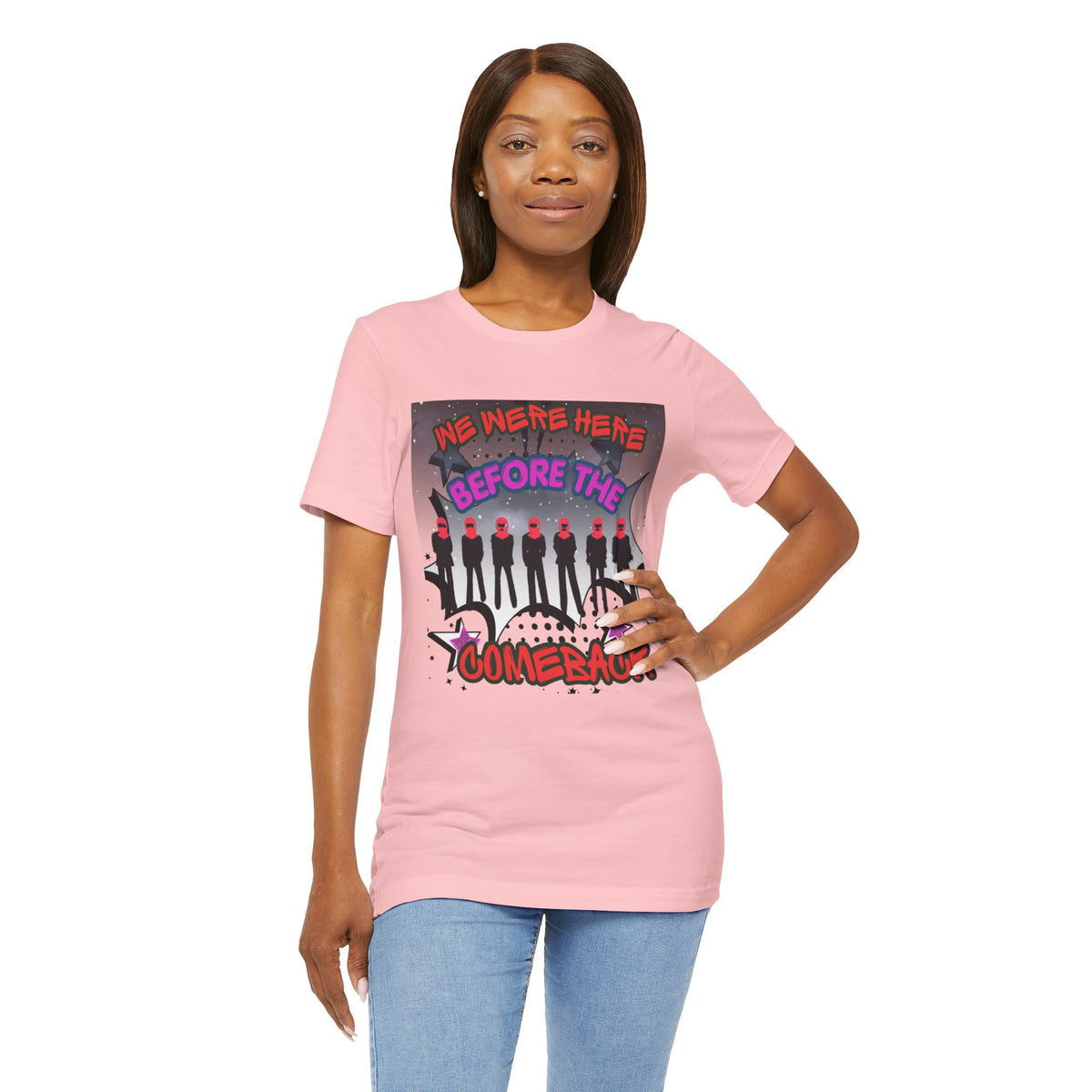 BTS The Comeback T-Shirt – Retro Silhouette Music Tee