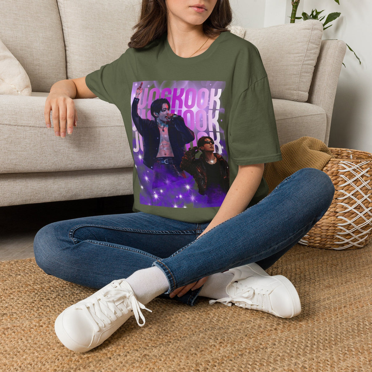 Jungkook 97 Fan Tee — Purple K-Pop BTS T-Shirt