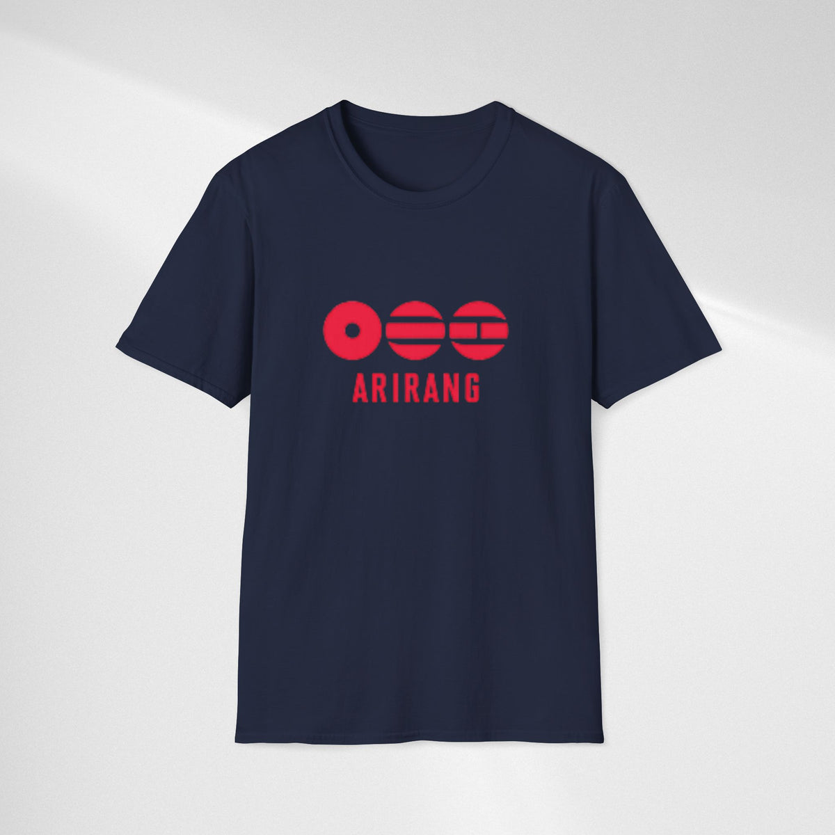 Arirang BTS T-Shirt — Retro Red Logo Tee