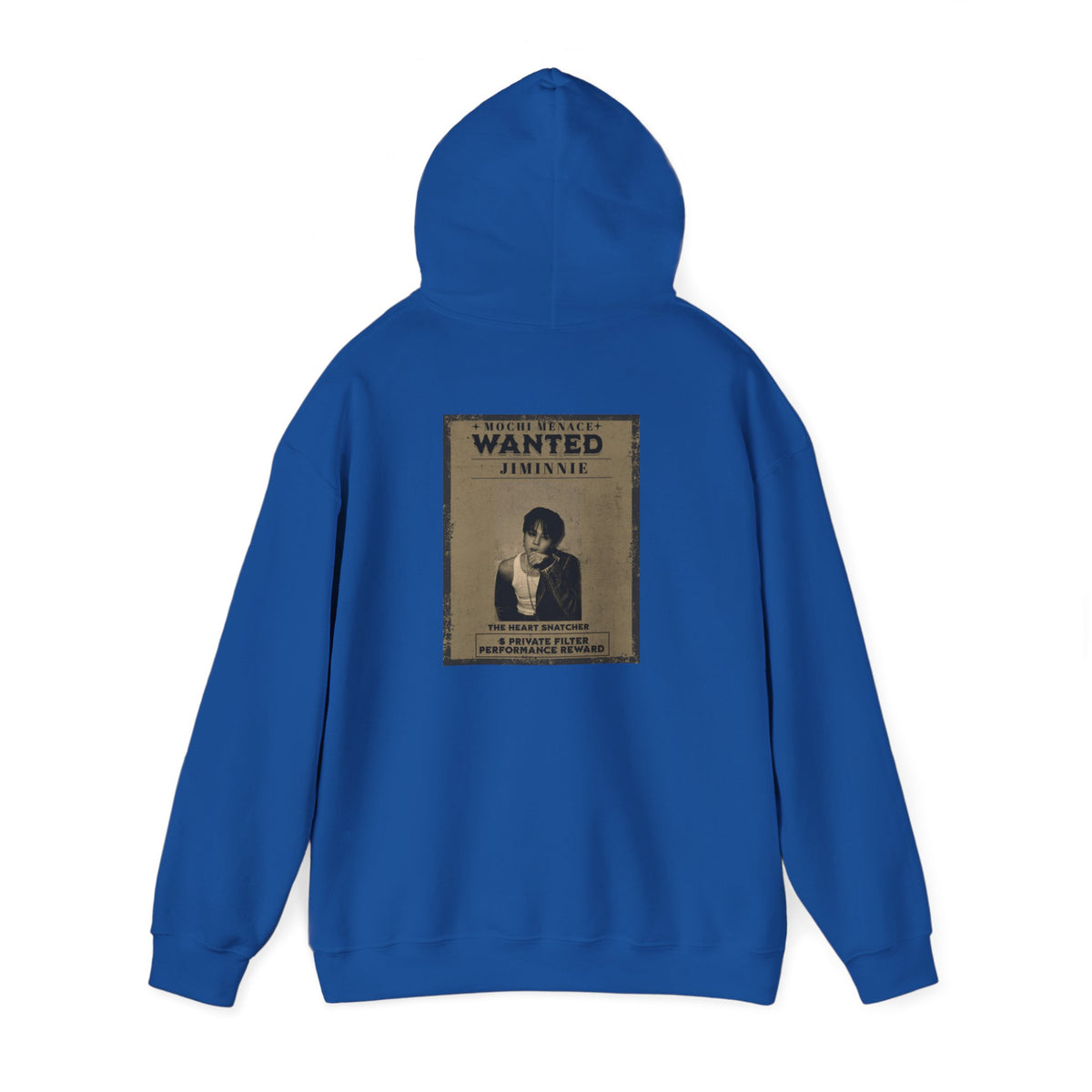 Jimmie Hoodie — "WANTED: Amnesie" Vintage Poster Graphic Hoodie