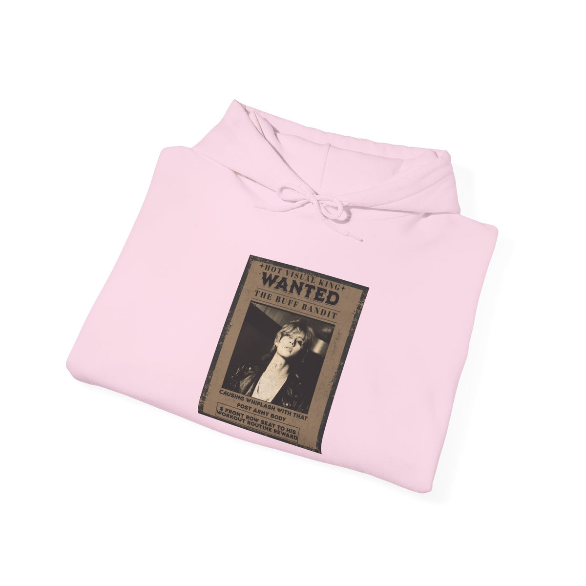 Vintage 'WANTED' Poster Hoodie — Retro V Design