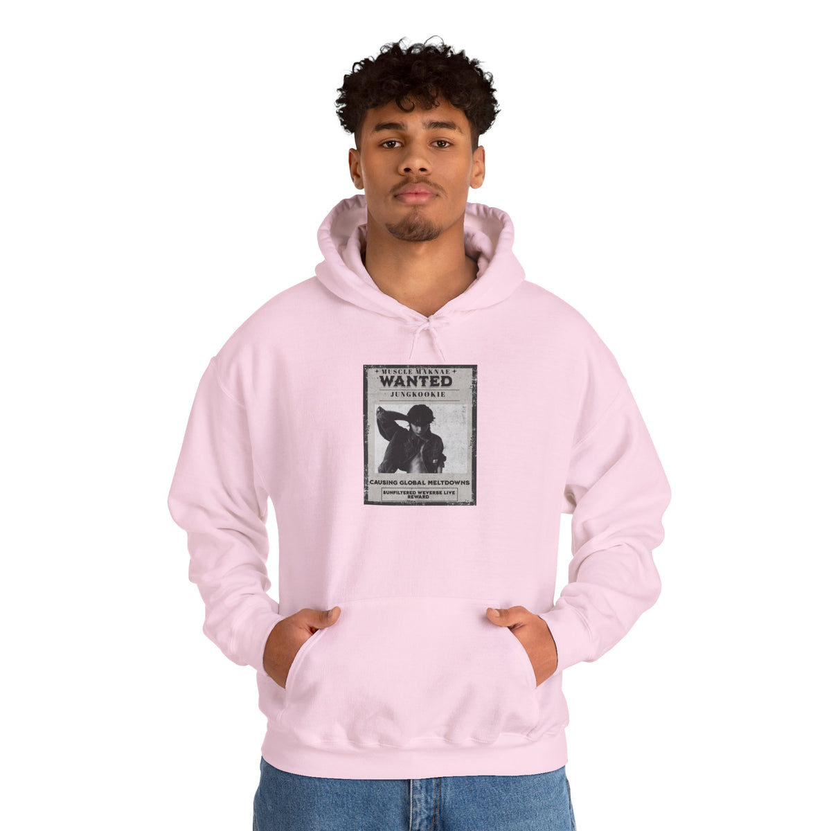 Hoodie - Vintage 'Wanted' Poster Graphic Pullover