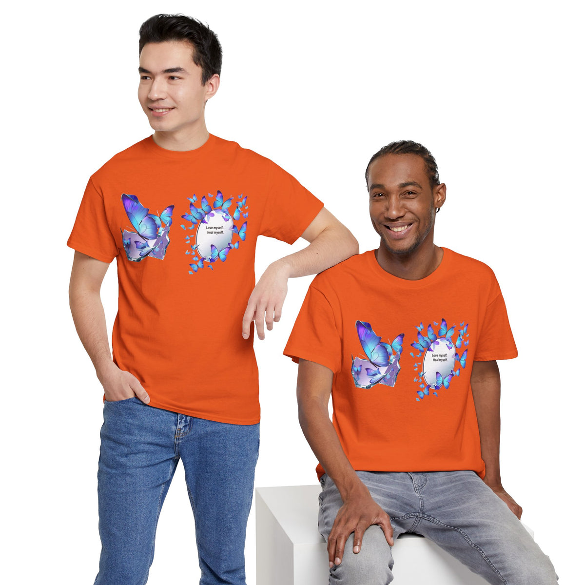 Butterfly Graphic Tee — BTS  Butterflies 'Beautiful' Design