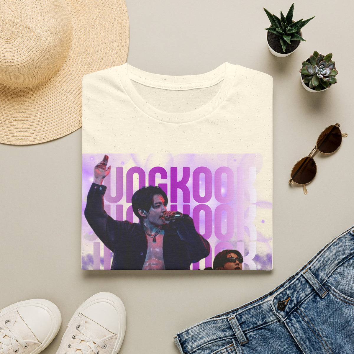 Jungkook 97 Fan Tee — Purple K-Pop BTS T-Shirt