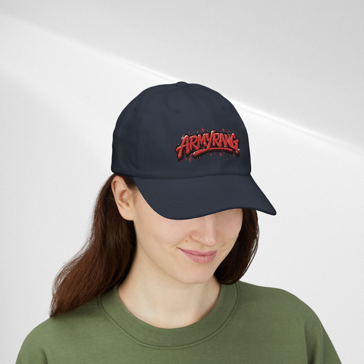 Armyrang Red Graffiti BTS Cap