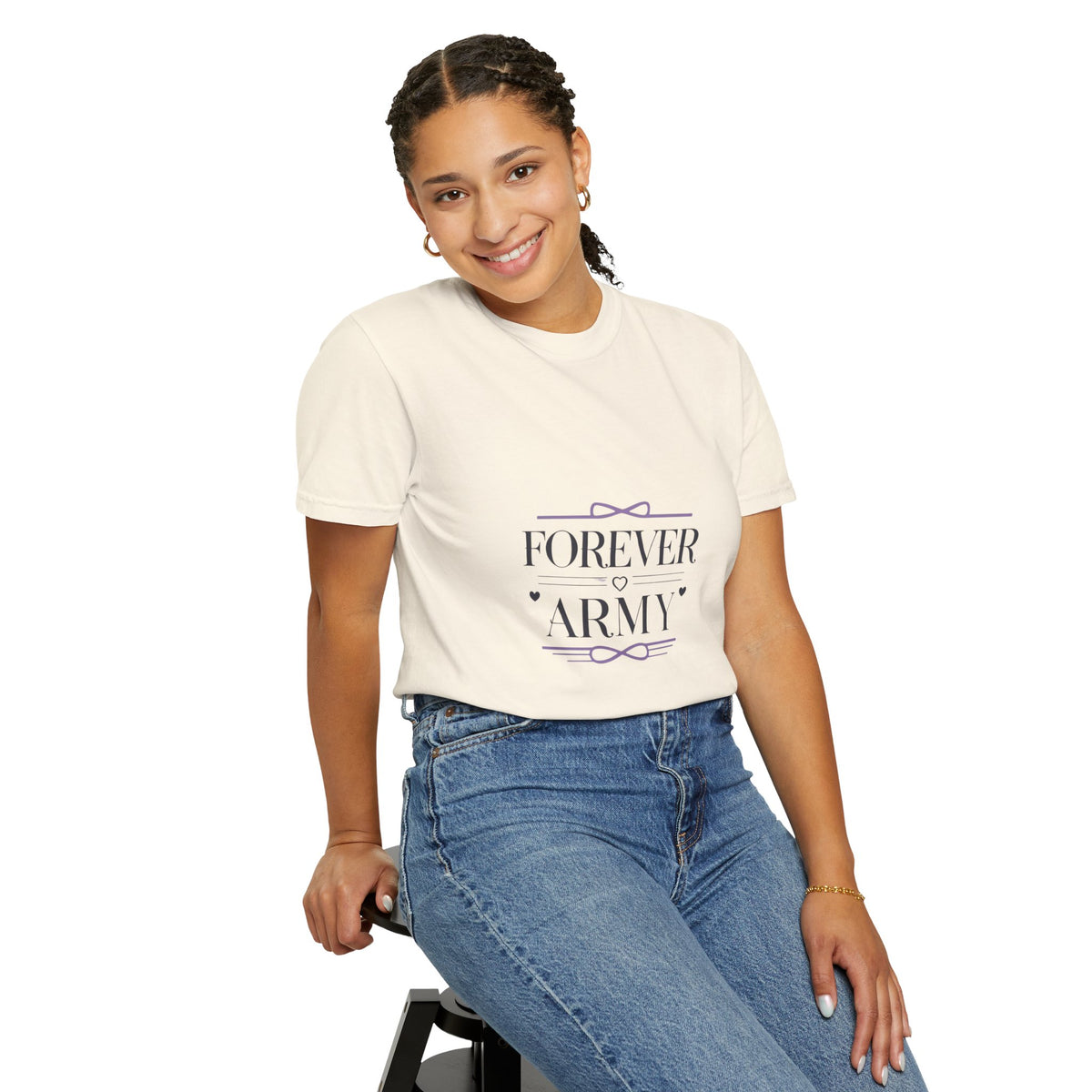 T-Shirt — "Forever Army" Graphic Tee (Military Pride Tribute)